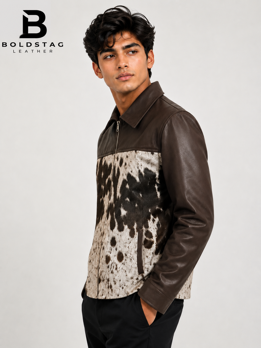 Boldstag Maverick Cowhide Leather Jacket - Image 5