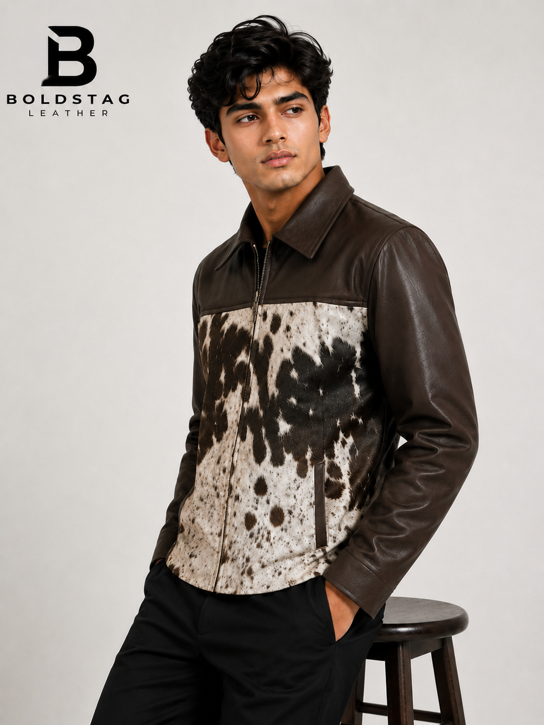 Boldstag Maverick Cowhide Leather Jacket - Image 2